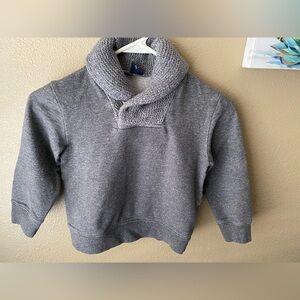 GapKids - Gray - Sweater Shawl Neck Sweatshirt - XS 4-5
